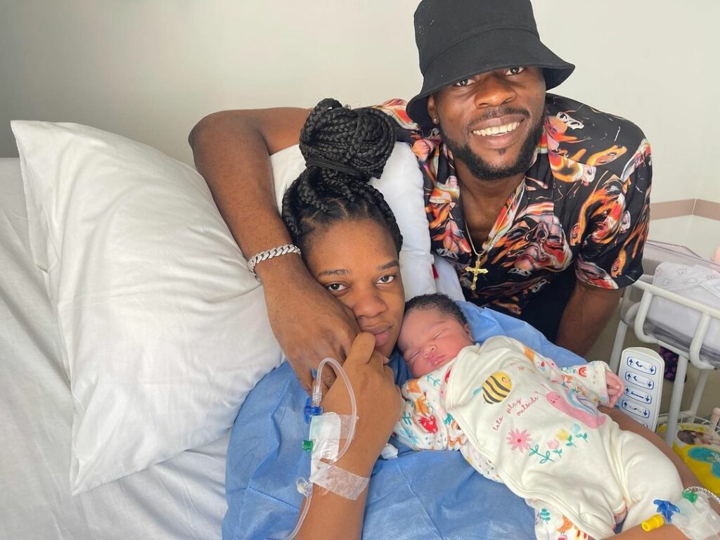 Francis Uzoho and wife welcome 