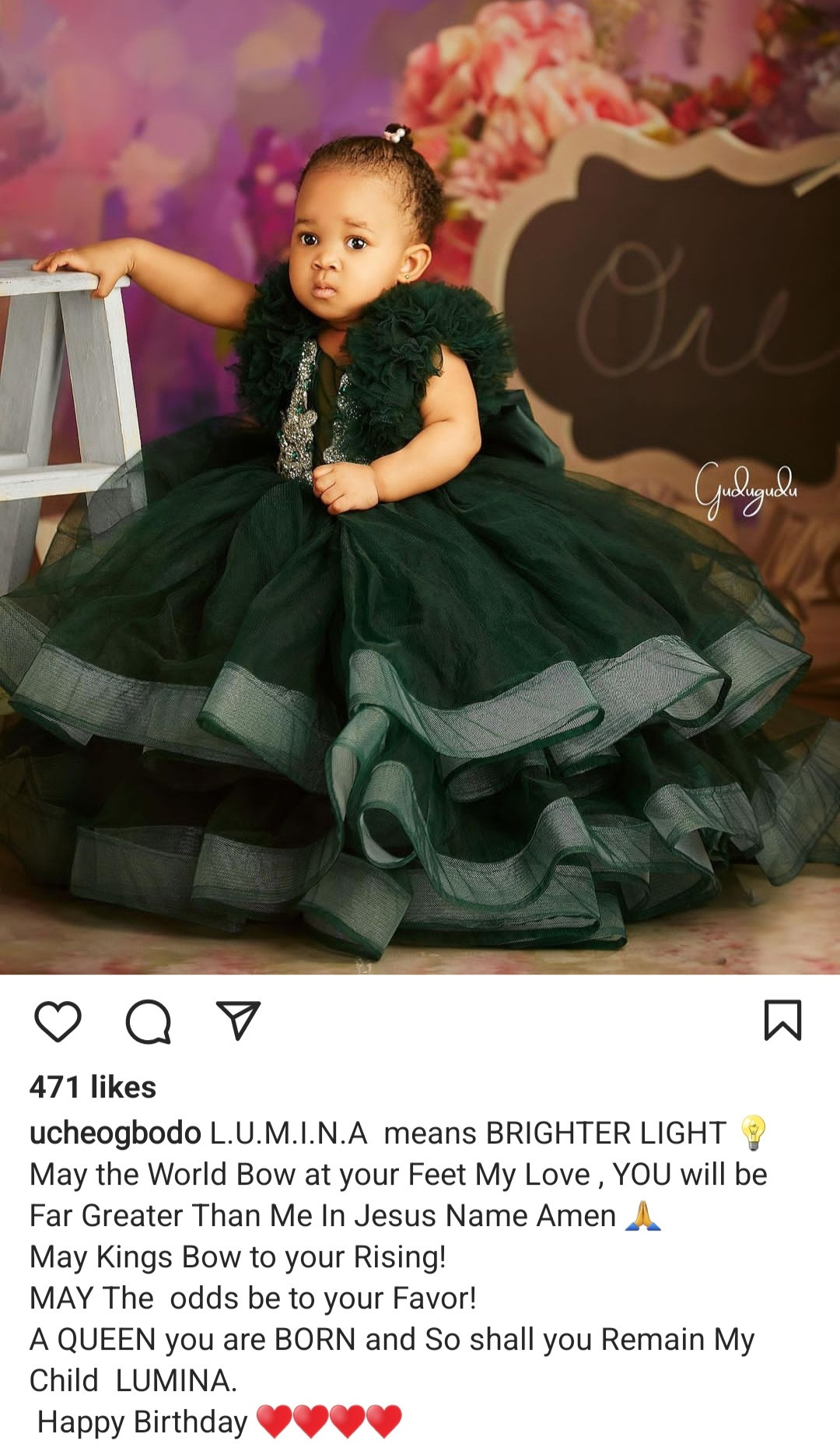 “Your birth changed my life” – Actress Uche Ogbodo celebrates her daughter as she turns 1 5 62a0613d96361
