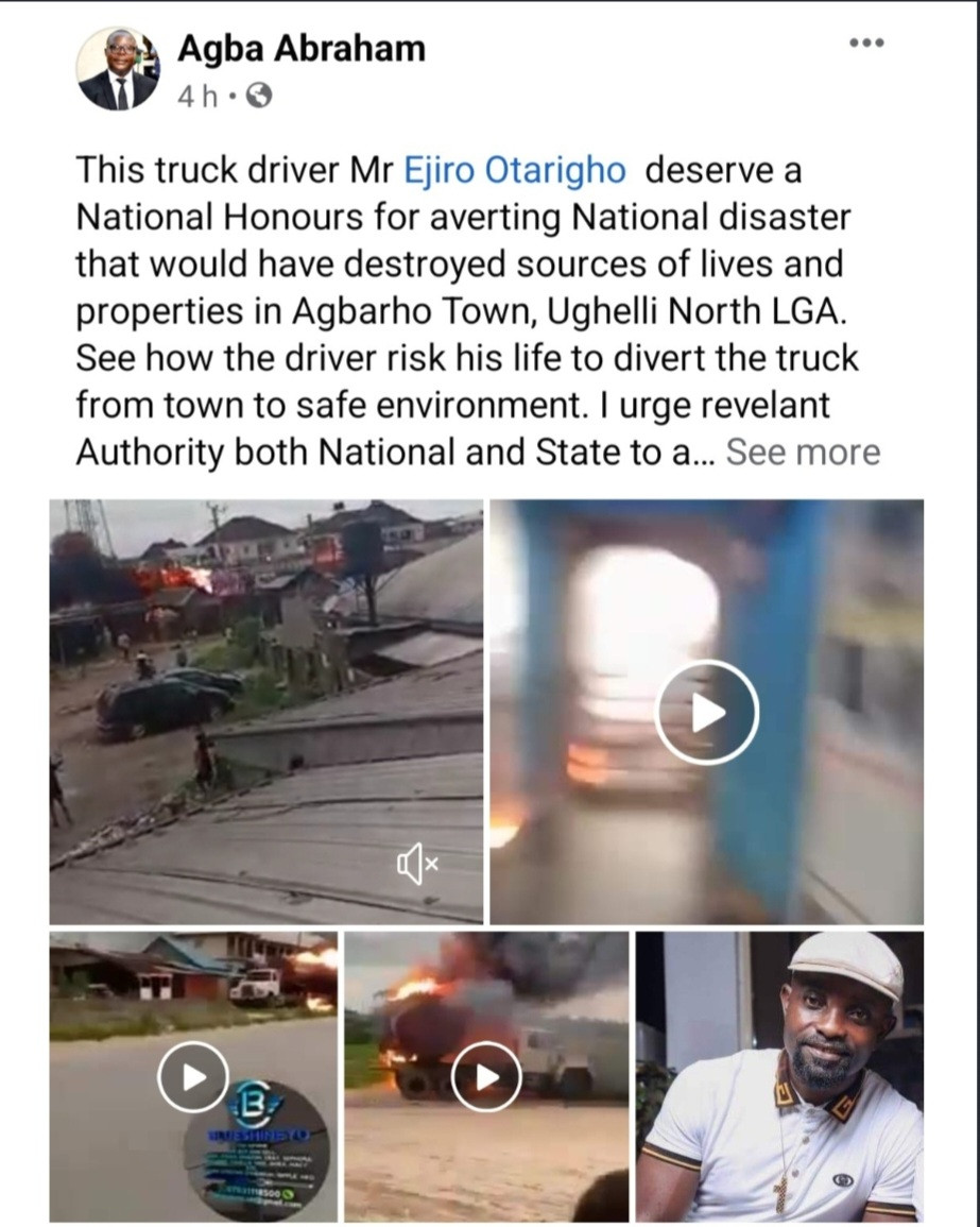 Truck driver hailed a hero as he risks his life to drive a burning truck out of a residential area (video) 6 62a48f49146db