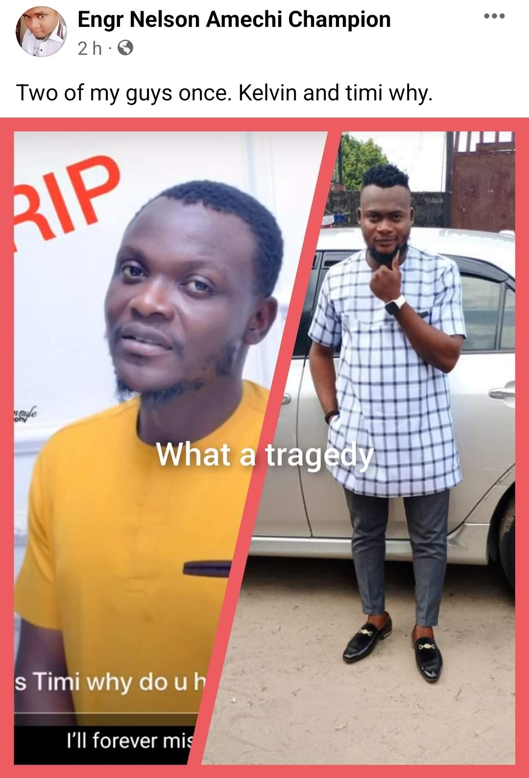 Couple die in car accident while returning from their traditional wedding in Delta State 6 62b4519a4069e