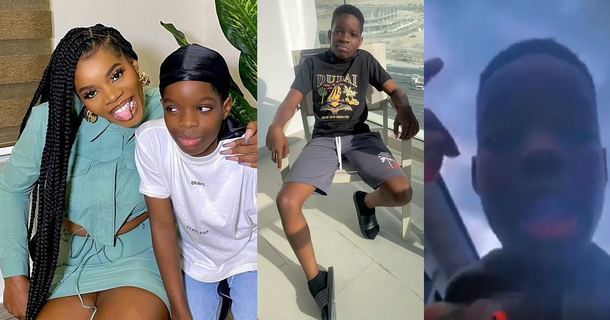 Wizkid’s baby mama Sola reacts to her son, Bolu’s outburst after exiting class group (video)