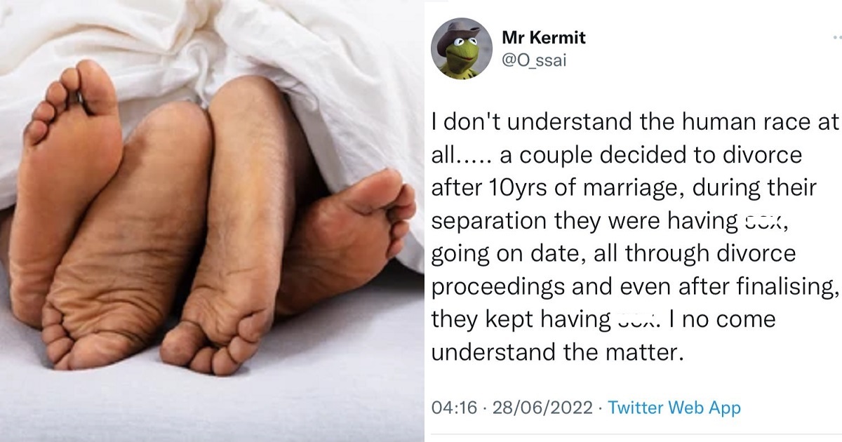 Lawyer narrates how couple continued to copulate, go on dates during and after their divorce
