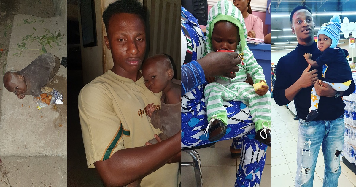 Amazing transformation of a baby who was rescued after she was abandoned on the streets of Enugu (PHOTO)