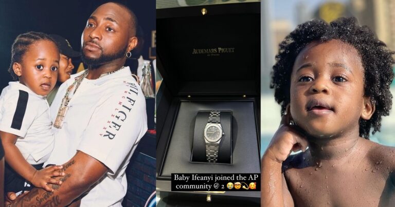 Singer Davido buys $320k Audemars Piguet watch for his 2-year-old son, Ifeanyi