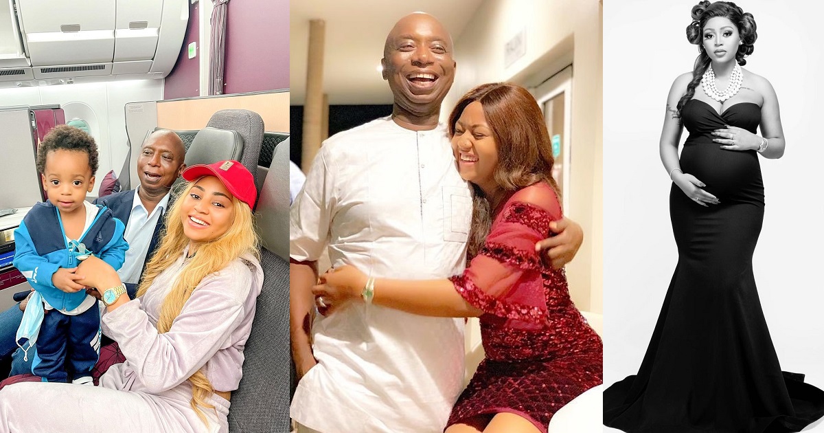 “My son got his best gift” – Actress Regina Daniels gushes, shares beautiful maternity photo