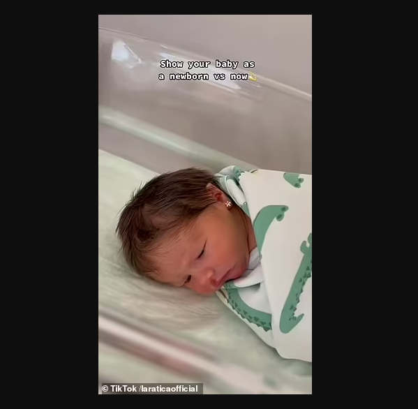 New mum comes under fire for piercing her daughter’s ears same day she was born (photos) 4 mom fire 1