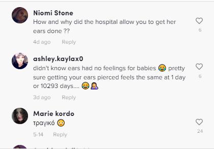 New mum comes under fire for piercing her daughter’s ears same day she was born (photos) 8 mom4
