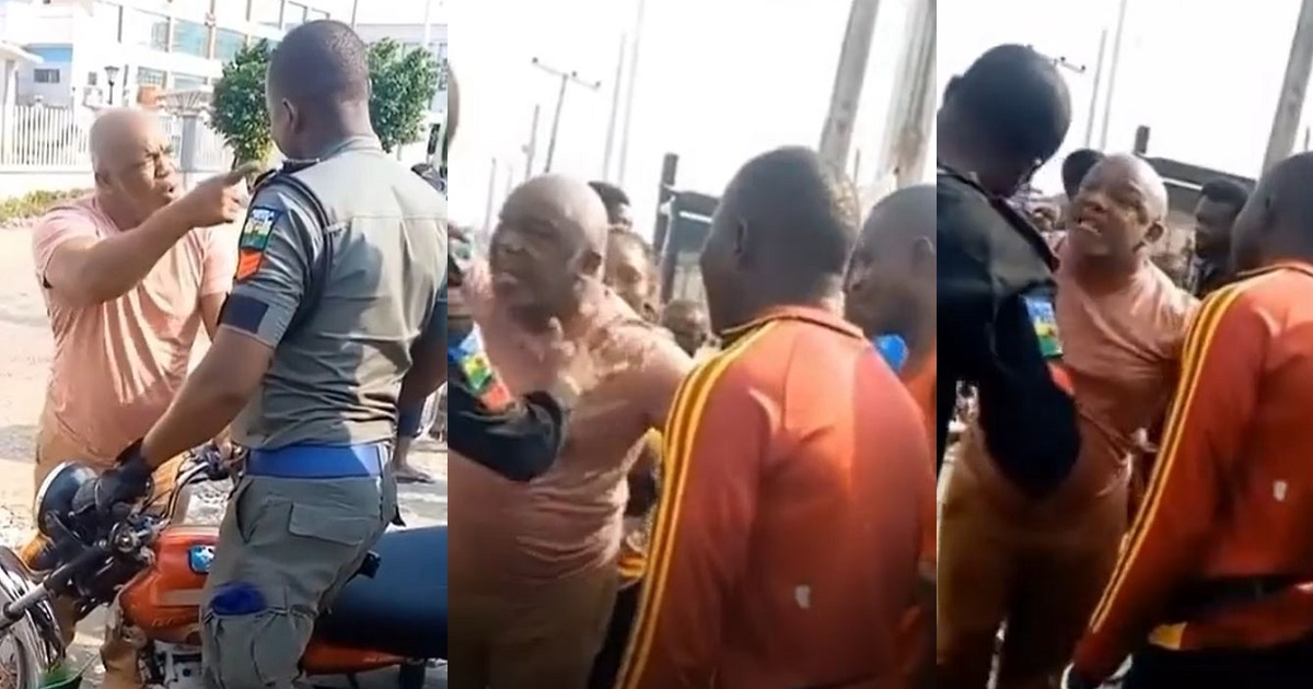 “You’ll know who I am today” –  Elderly man confronts policeman for allegedly slapping him (video)