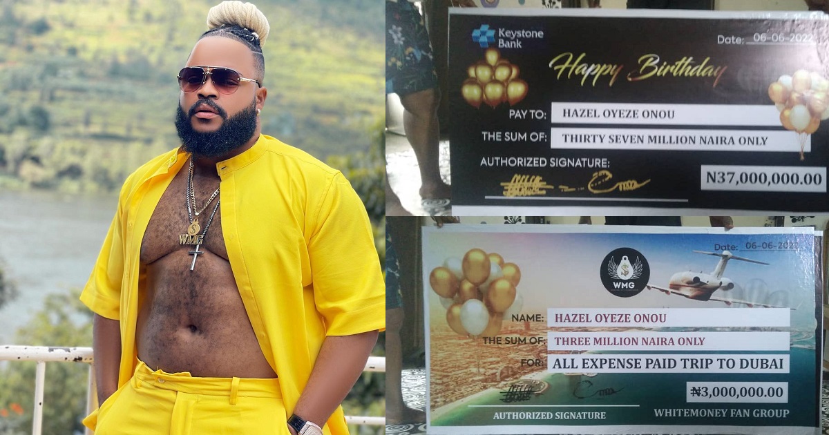 BBNaija star Whitemoney gets N37m, all-expense paid trip to Dubai from fans on 30th birthday