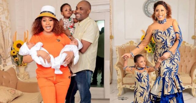 Tricia Eseigbe and husband welcome