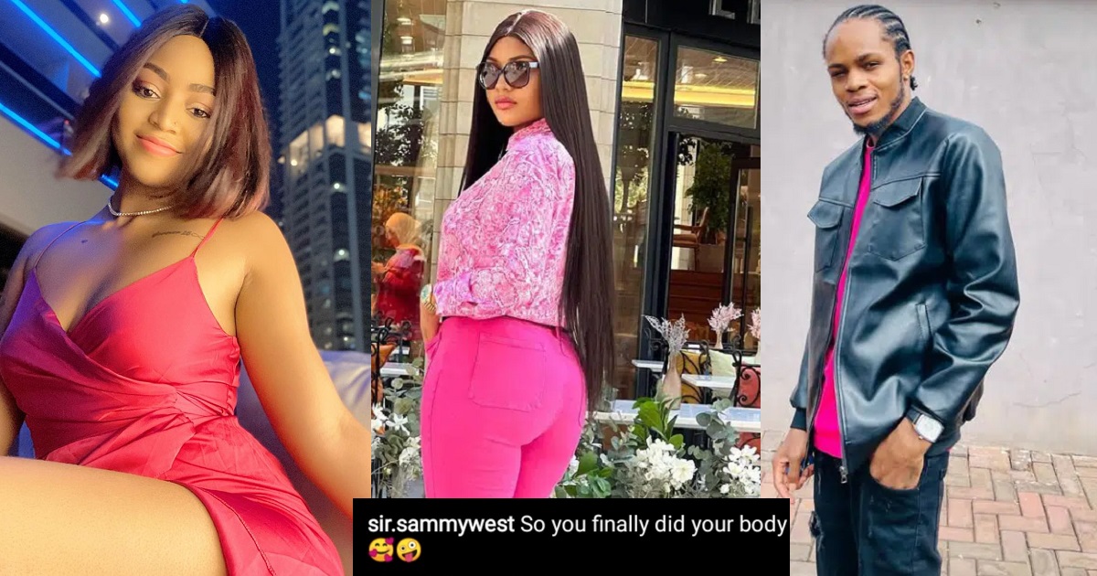 Actress Regina Daniels reacts as her brother publicly claims she did surgery on her body