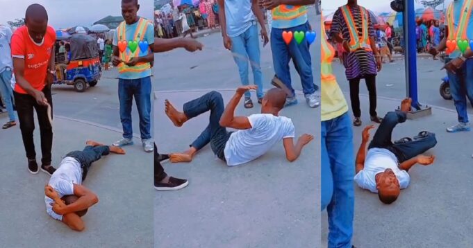 Suspected phone snatcher publicly flogged