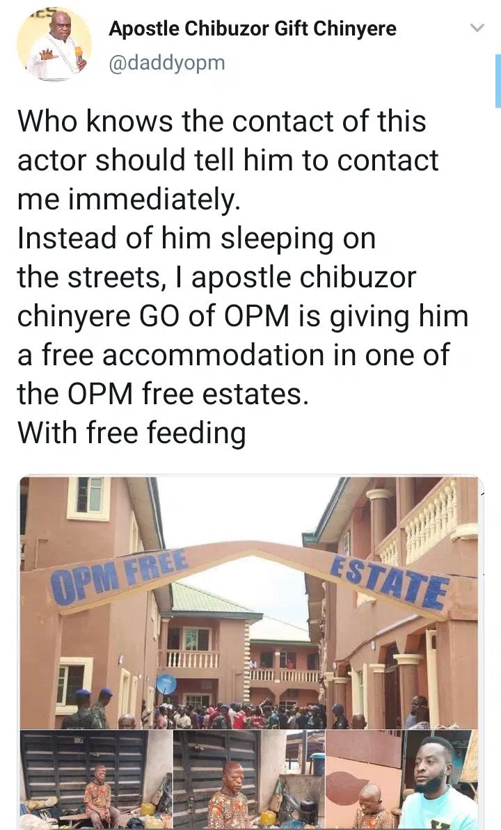 Veteran actor Kenneth Aguba breaks down in tears as Apostle Chibuzor gifts him a fully furnished house (Video) 4 Screenshot 20220704 1050002 compress93.jpg 2