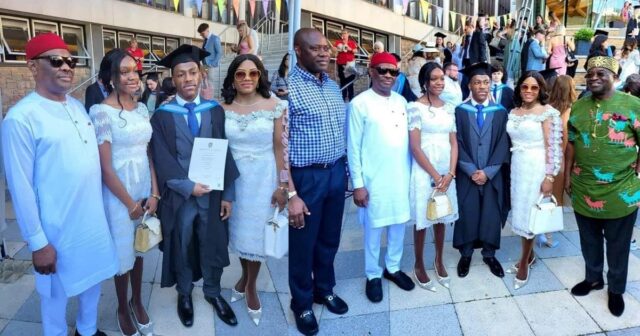 Governor Wike's son graduates