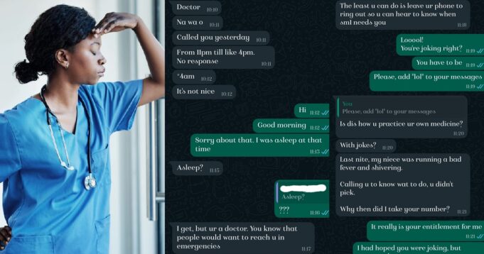 Nigerian doctor shares