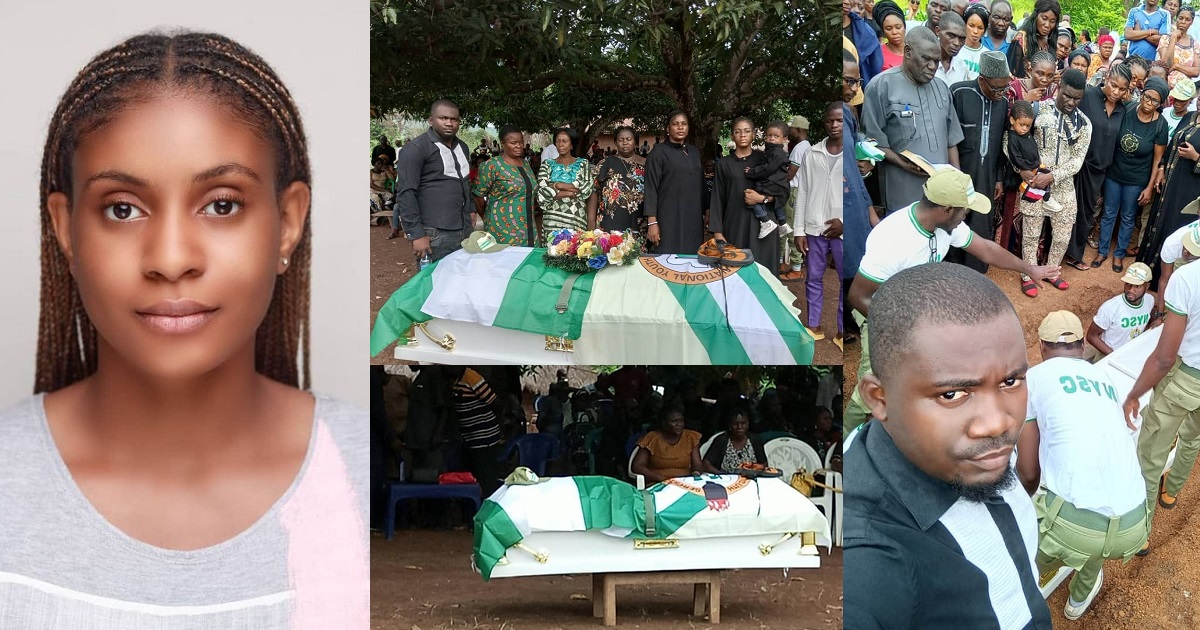 Slain Abuja corps member, Stephanie Terungwa laid to rest (Photos)
