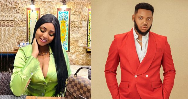 Regina Daniels reacts