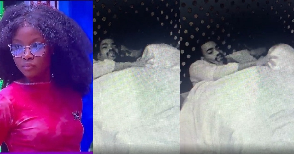 #BBNaija : Moment Ilebaye playfully tried to kiss Kess, but got curved by the married man.
