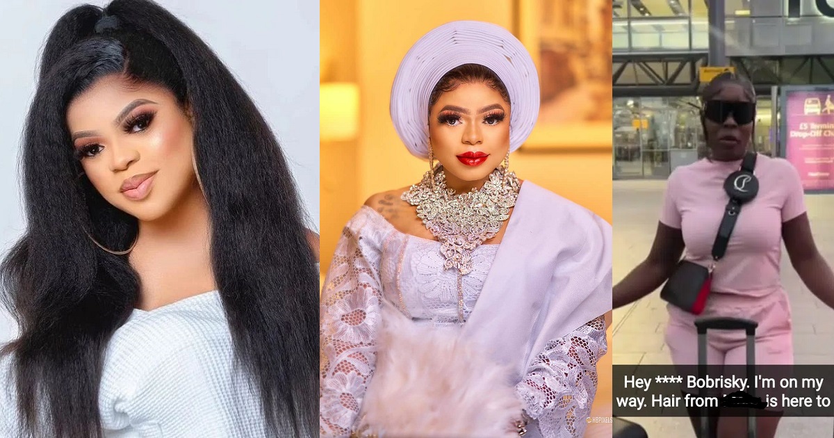 Bobrisky flies