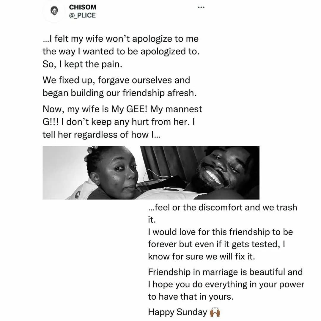“I got married to my friend but after we got married, we stopped being friends” – Nigerian man shares