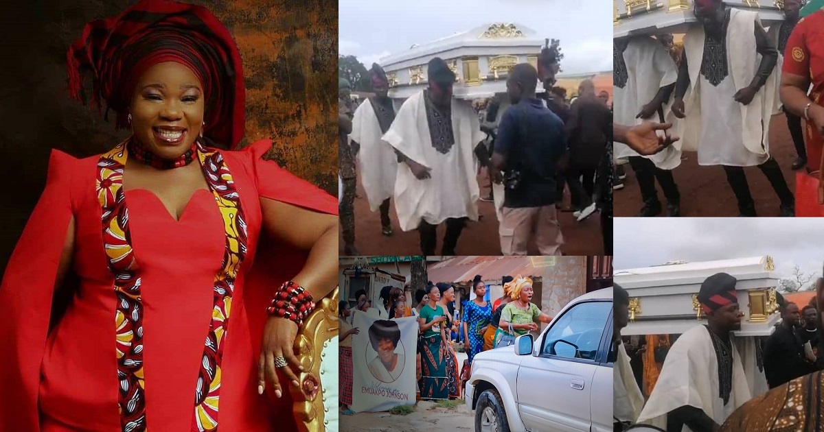 Actress Ada Ameh laid to rest (Photos/Video)