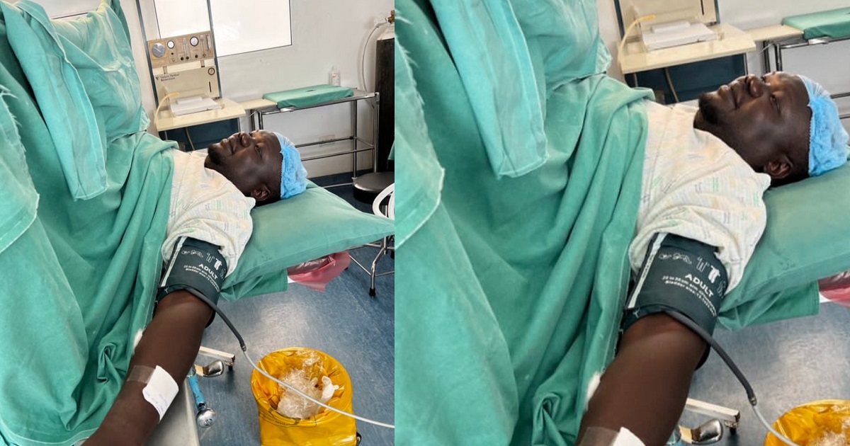 “At times, a man has to take responsibility for birth control” – Father-of-five says as he undergoes vasectomy (Photo)