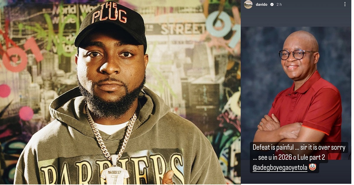 Defeat is painful. It is over – Singer Davido trolls outgoing Osun Governor Gboyega Oyetola