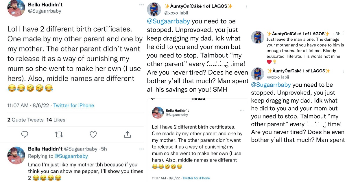 “Our father wants nothing to do with you and your mum” – Half-sisters messily drag each other on social media