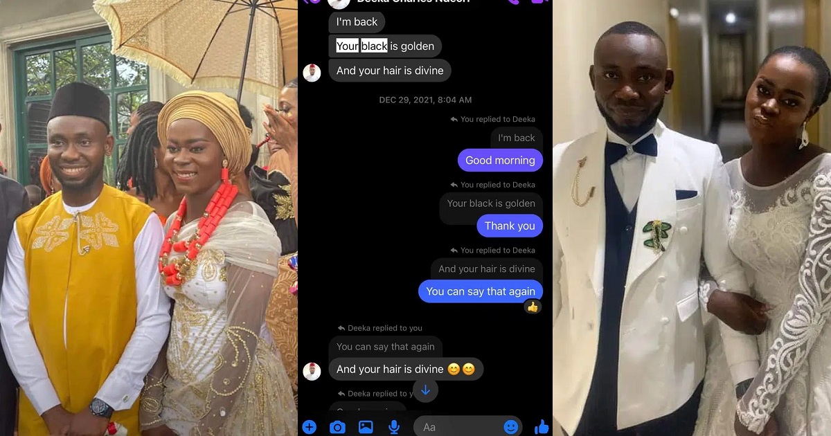 “Dear single ladies, reply your DM” – Newly married woman advises as she reveals how she met her partner