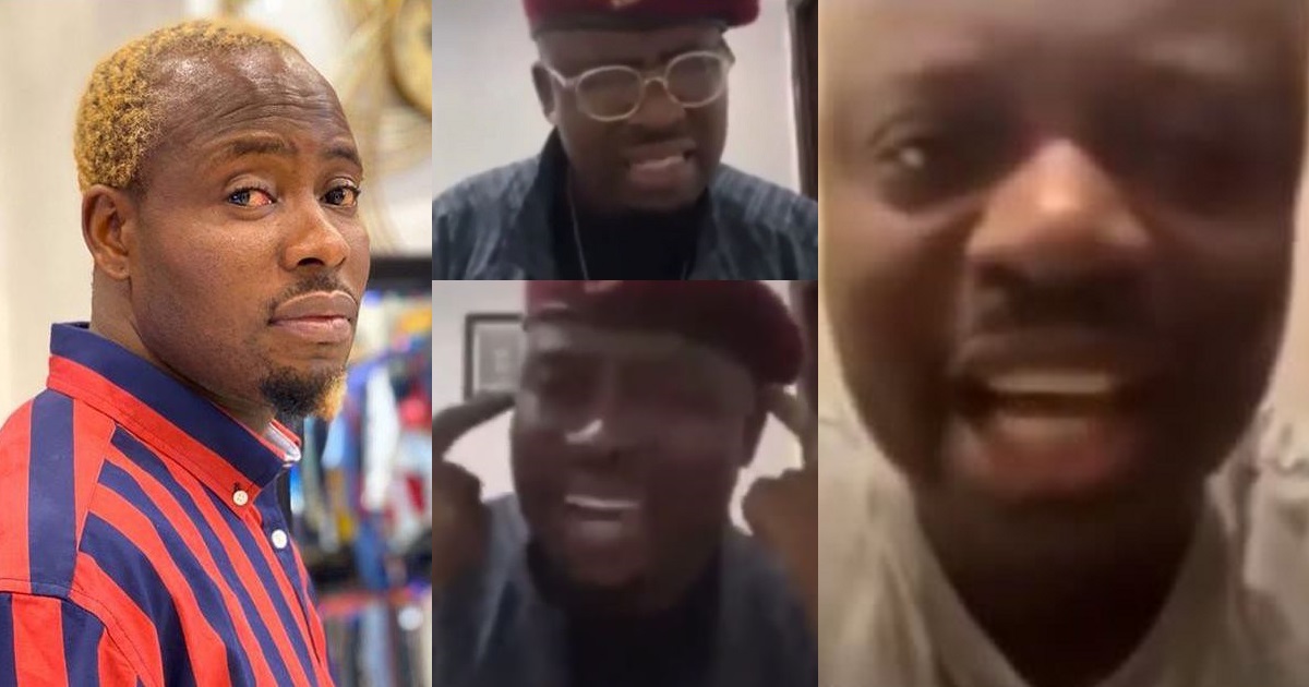 Moment actor Kehinde Adams lost his cool on an IG user who used an English word he didn’t know the meaning (Video)