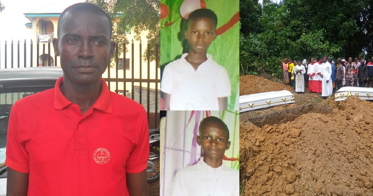 “They were to study engineering and medicine” – Father mourns his two teenage sons who were crushed to death by a truck on the same day in Delta.