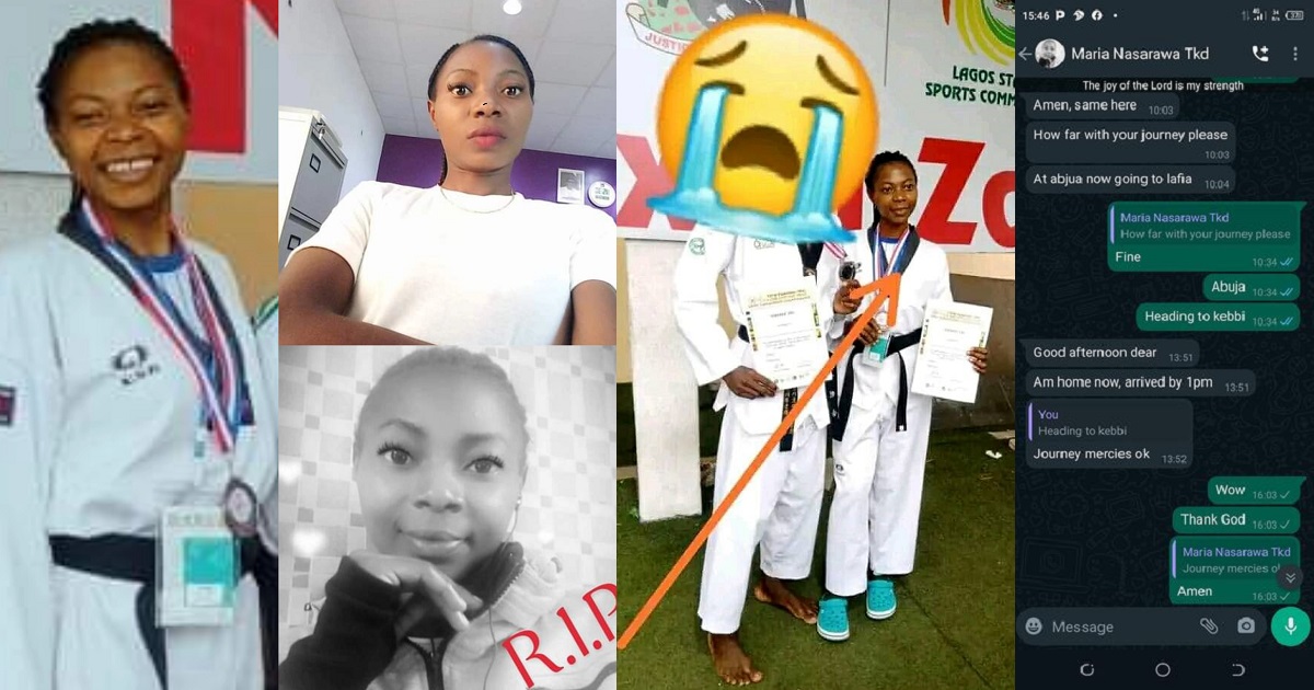 Truck crushes Taekwondo athlete to death in Nasarawa days after she won a silver medal