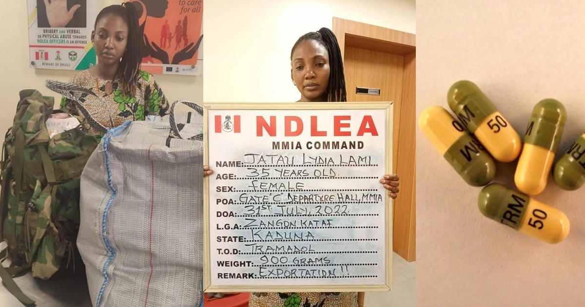 “I wanted to raise N5m ransom to free my mother from bandits” – Kaduna woman nabbed with drugs by NDLEA says