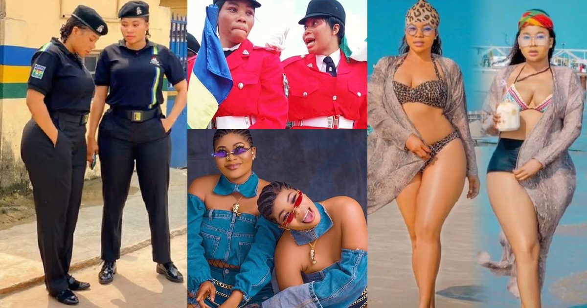 Viral video of ‘slaying’ beautiful Nigerian female police officers causes a stir (Watch)