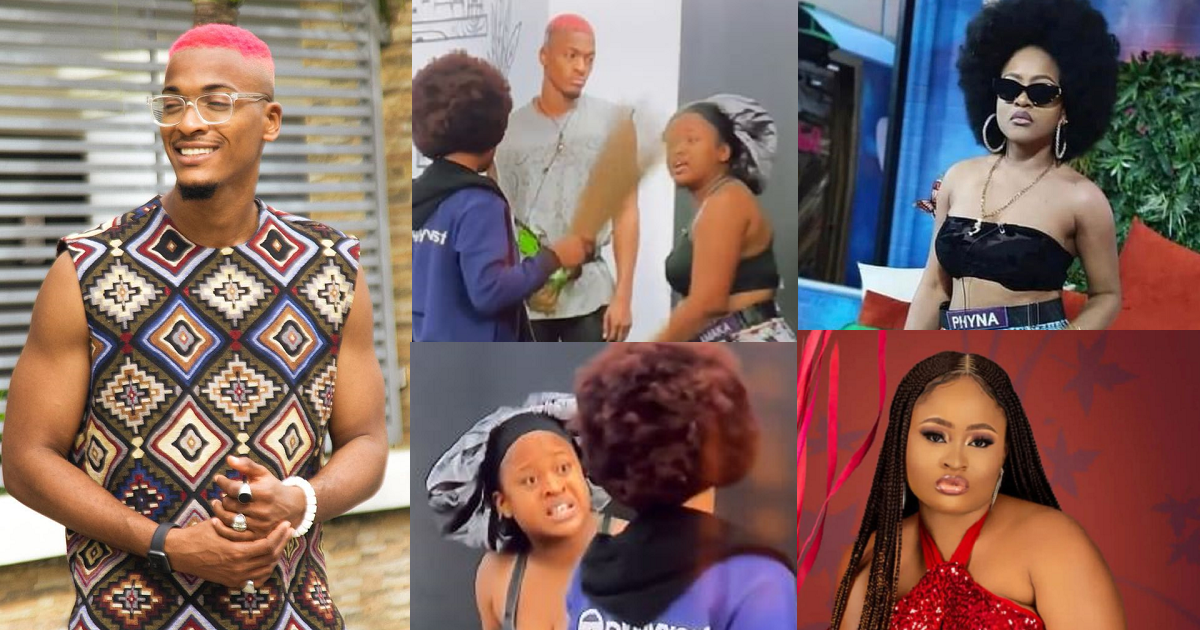 #BBNaija: Besties, Phyna and Amaka clash over Groovy (Video)