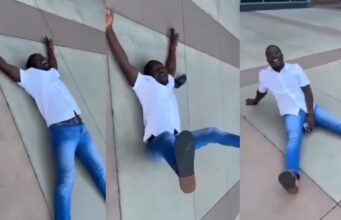 Nigerian man jubilates