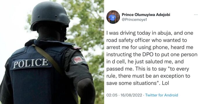 Police officer dragged