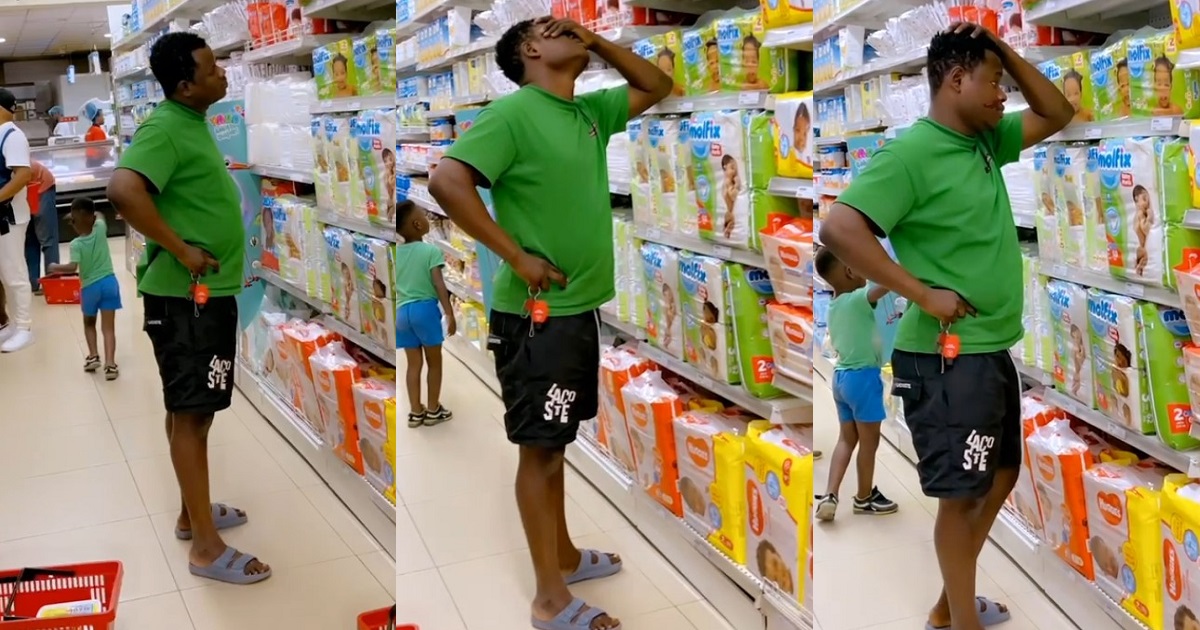 Man breaks