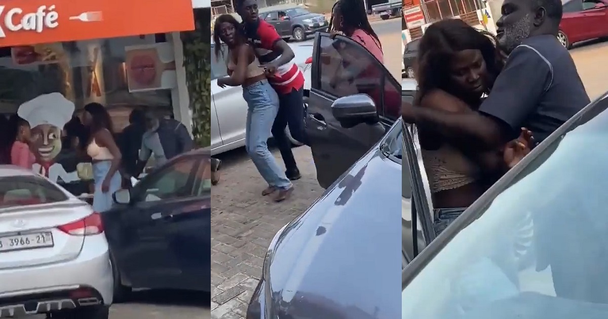 Two ladies allegedly fight over a “sugar daddy” at a restaurant (VIDEO)