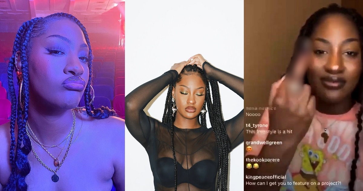 “You’re m@d!” — Singer, Tems slams a follower who said her “voice isn’t sweet” (VIDEO)