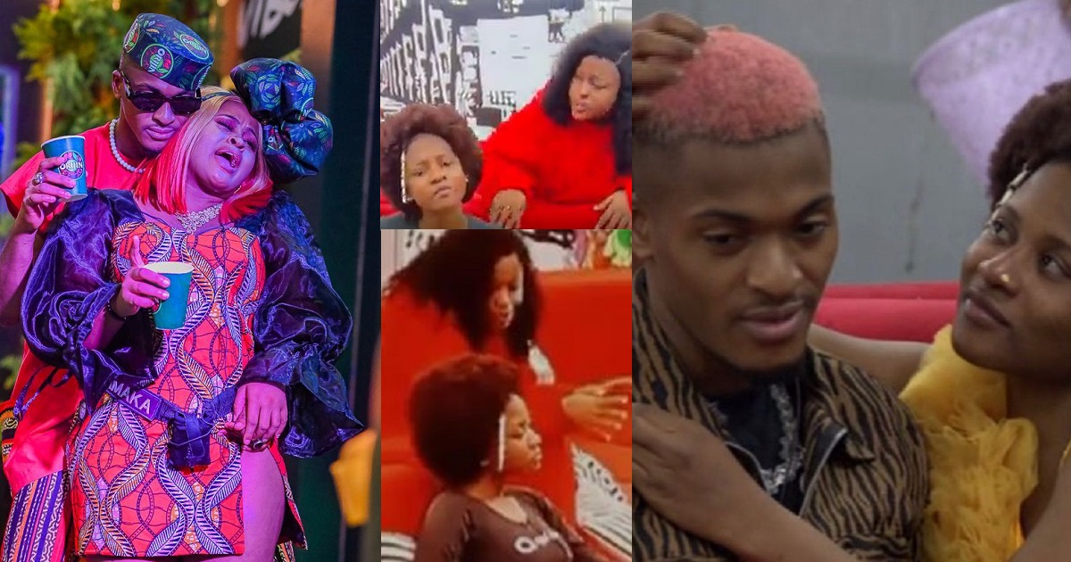 #BBNaija: “We’re queens, a man shouldn’t make us fight” – Amaka apologizes to Phyna following clash over Groovy (Video)