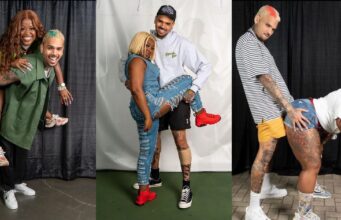 Chris Brown reacts