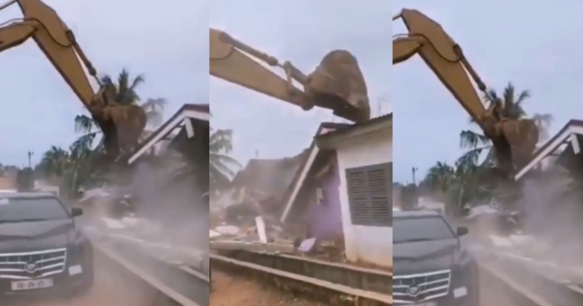 “God of Israel show your power” – Clergywoman prays for divine intervention as task force demolish church (Video)
