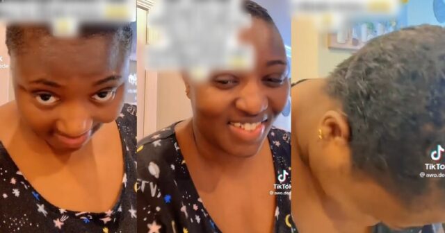 cut hair-ft Lady reveals