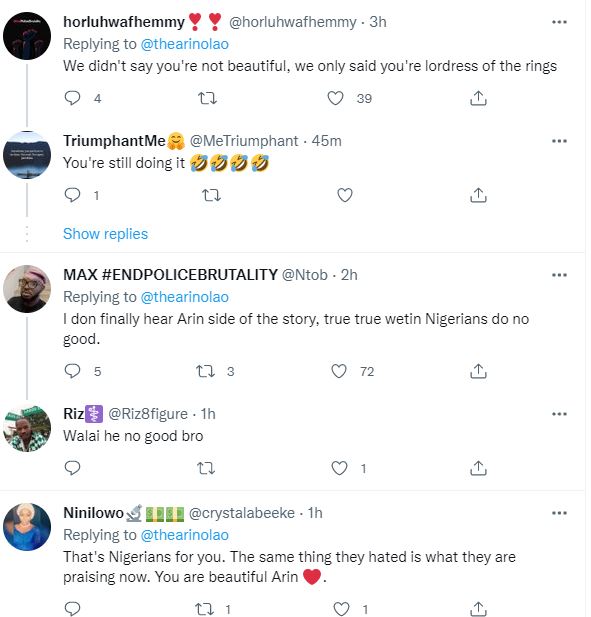 “Nigerians gaslighted me and said I’m not beautiful” – BBNaija star, Arin 4 feffggg