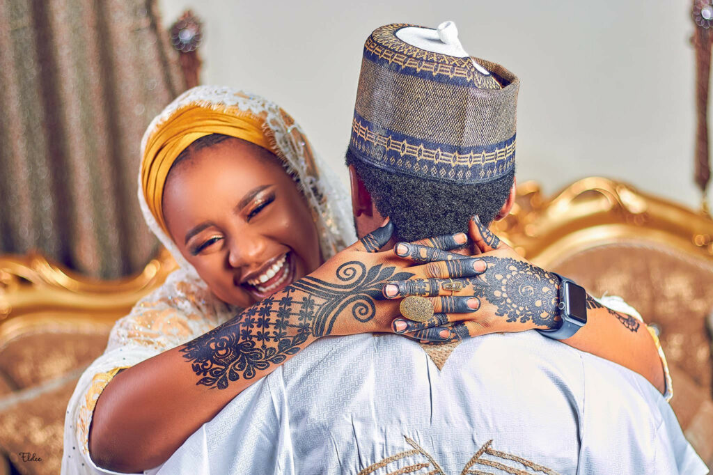 Nigerian lady ties the knot with her husband 5 years after she slid into his DM