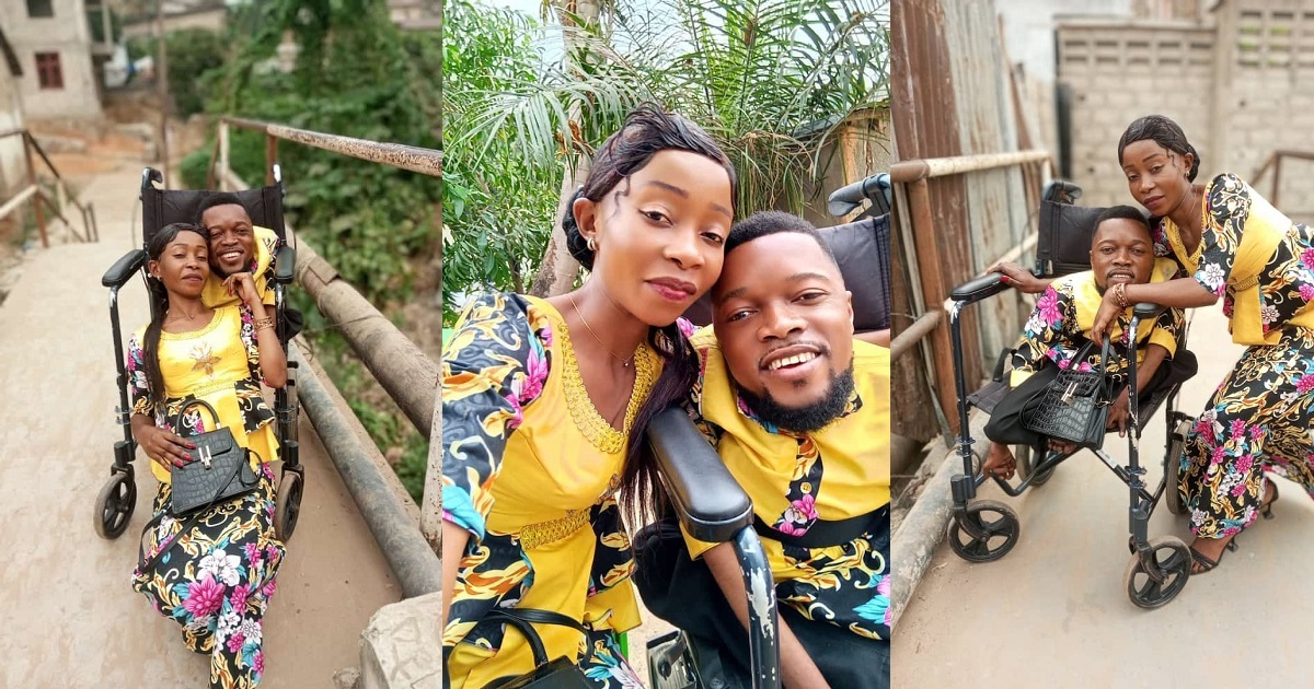 Differently-abled man and his partner get engaged (Photos)