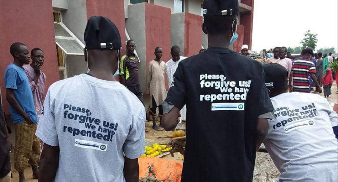 Please forgive us – Repentant insurgents beg Borno state residents  (Photos)