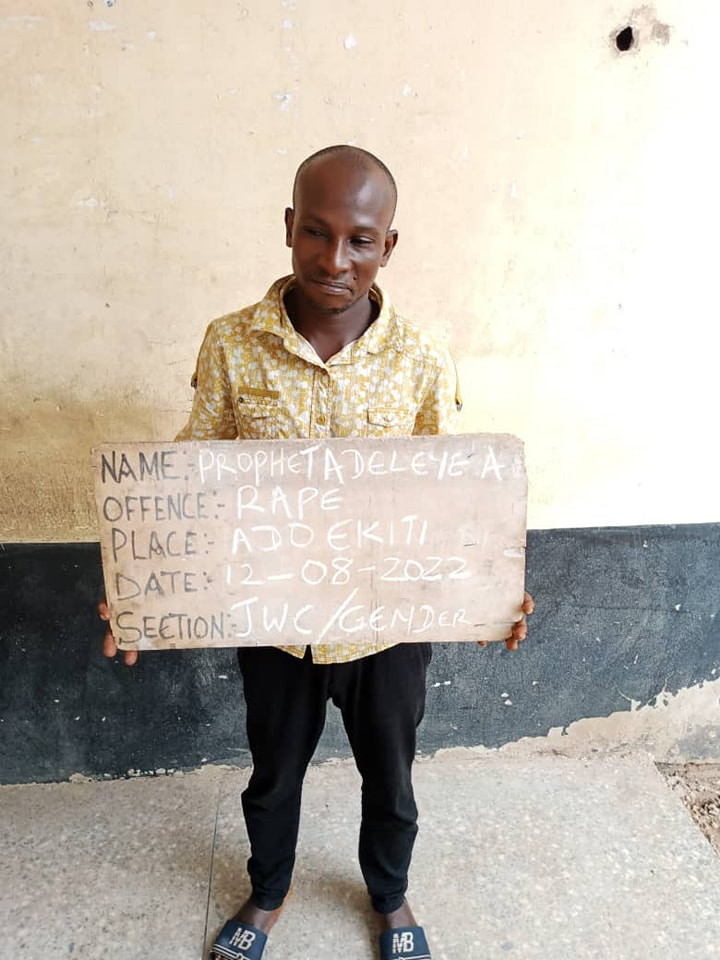 Ekiti Prophet who raped 