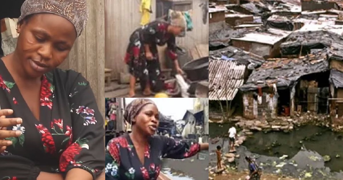 “I did it for love” – Woman who left city to live with her husband in a slum says (Video)